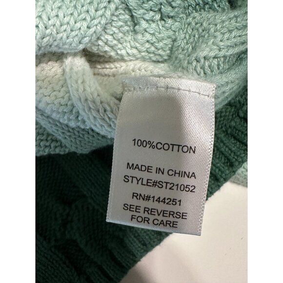Sincerely Jules Cropped Cable Knit Ombre Sweater Size Women's Small - Picture 4 of 6